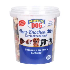 Perfecto Perfec. Hundesnack Herz-Knochen Mix im Eimer, 500 g
