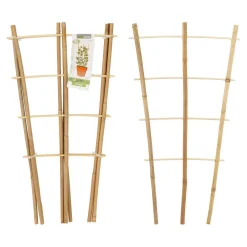 Pflanzenstütze Bambus, 46 x 24 cm, 3 Stück