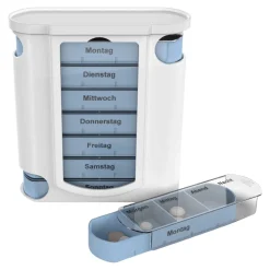 Pillenbox für 1 Woche, weiß