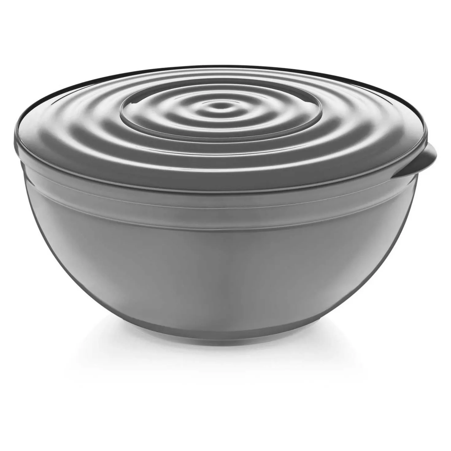 Rührschüssel mit Deckel 5500ml Henry Grau