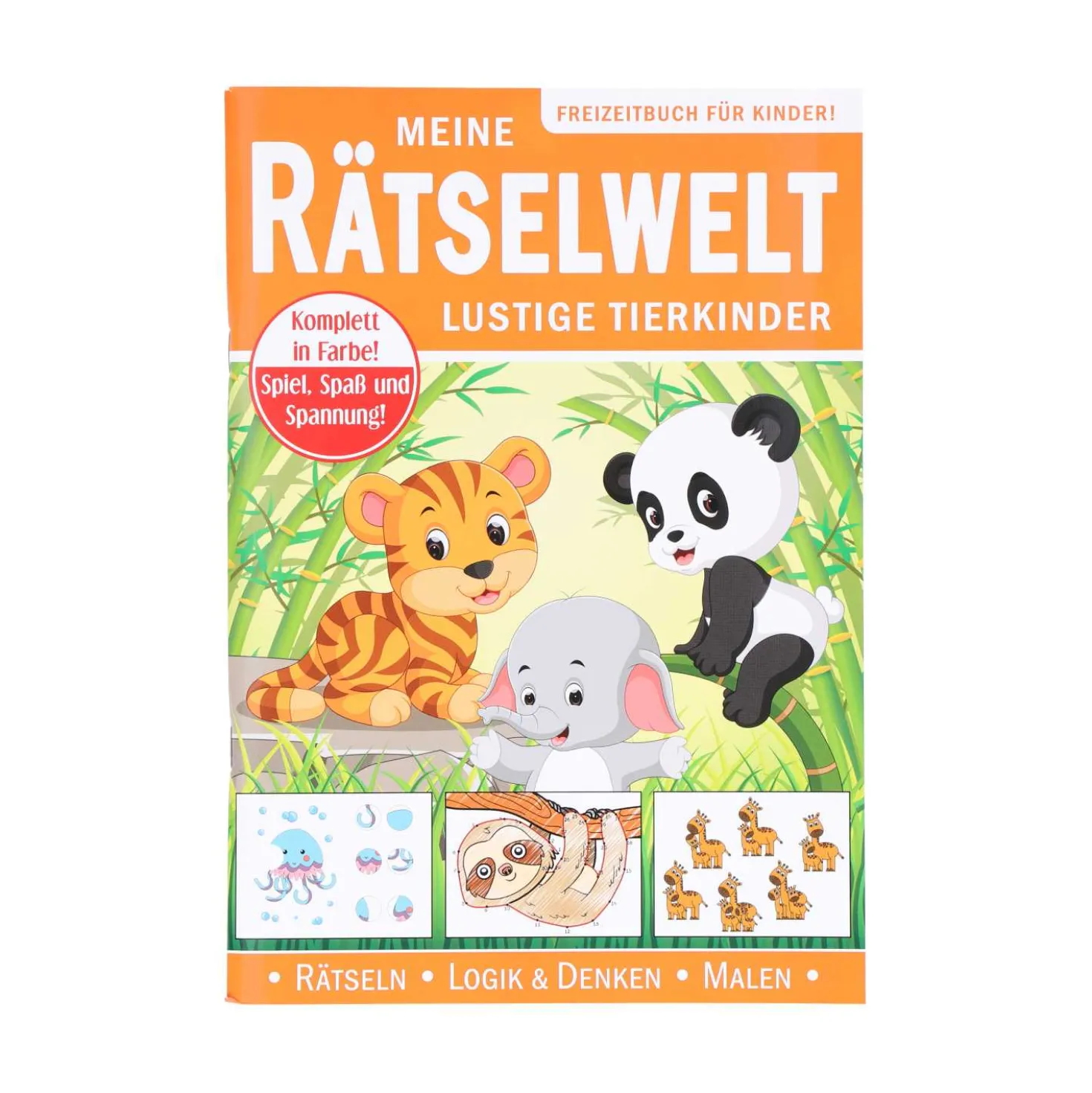 Rätselbuch für Kinder DIN A5, 96 Seiten
