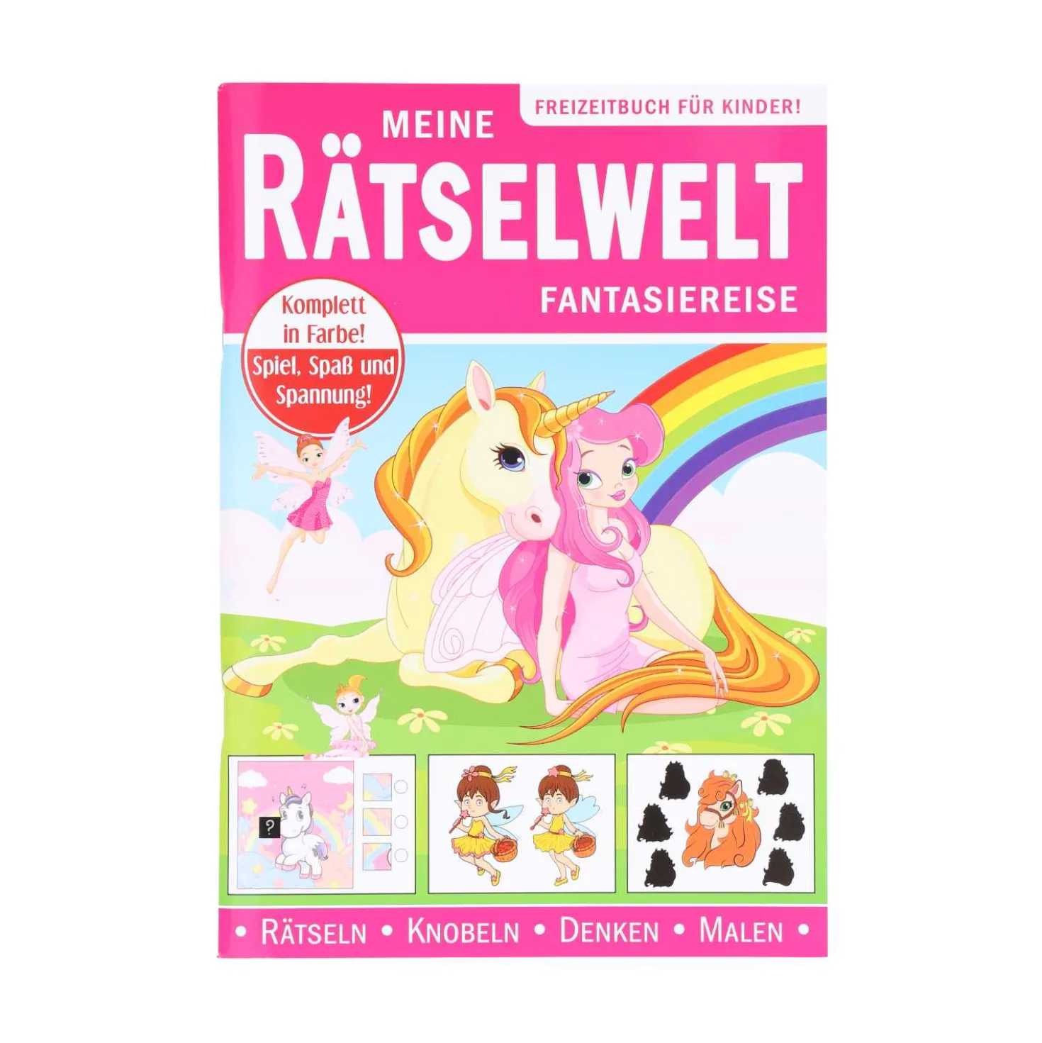 Rätselbuch für Kinder DIN A5, 96 Seiten