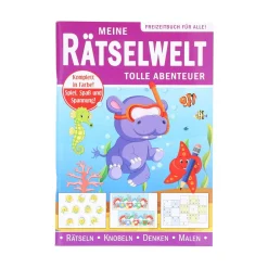 Rätselbuch für Kinder DIN A5, 96 Seiten