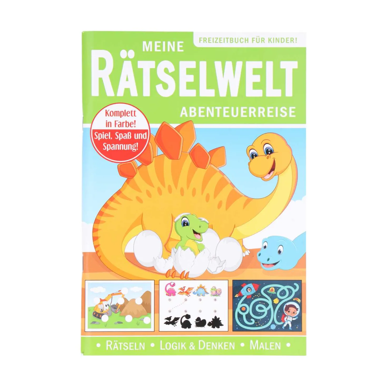 Rätselbuch für Kinder DIN A5, 96 Seiten