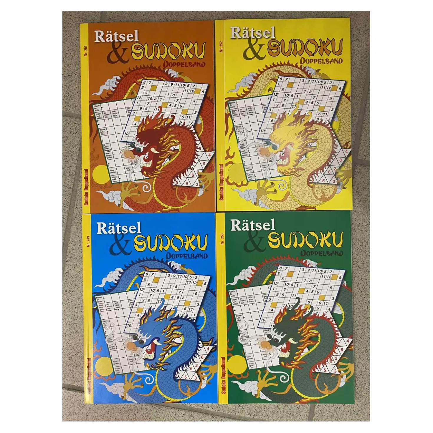 Rätsel-/Sudokuheft, A5, 128 Seiten