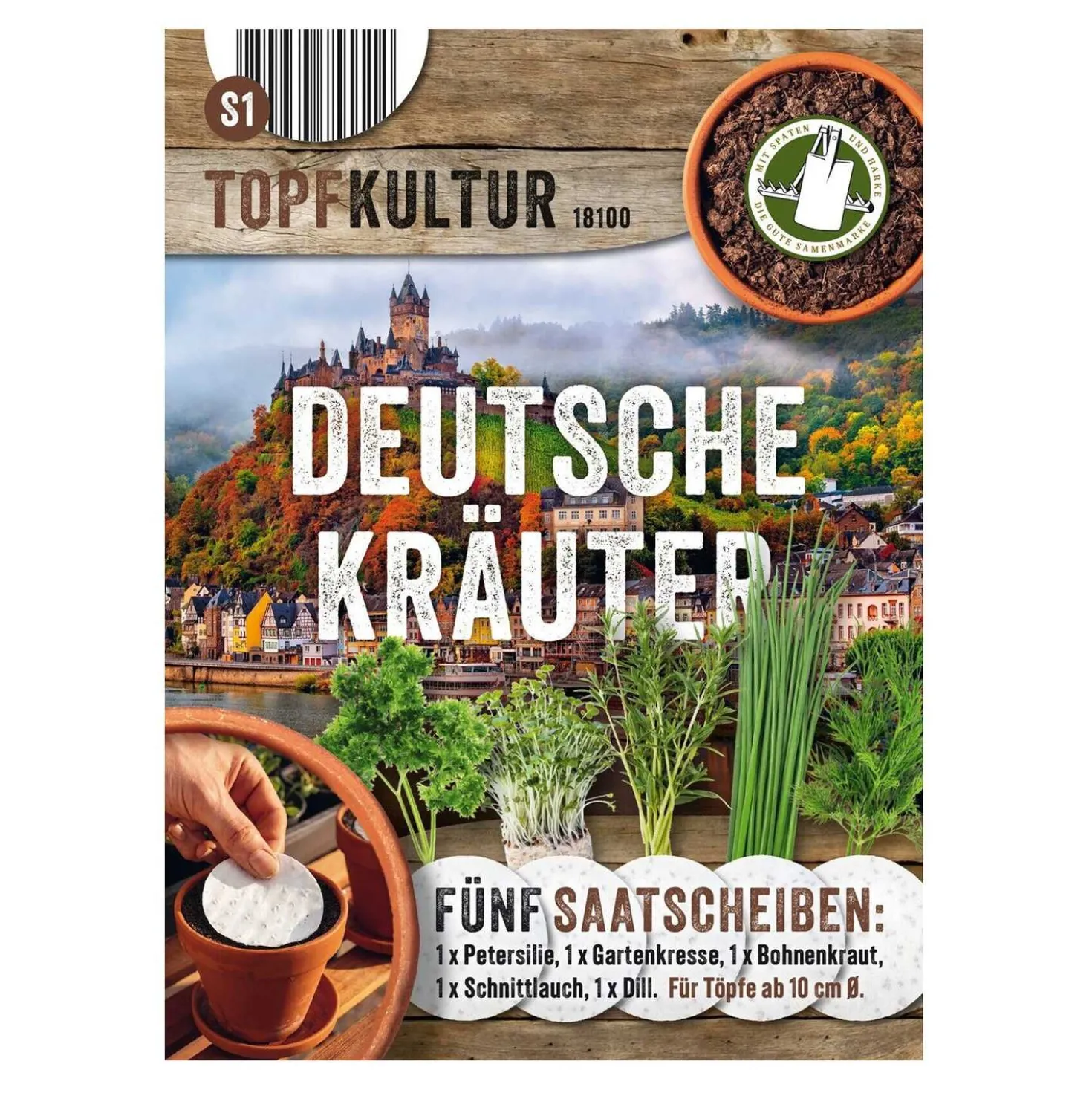 Saatscheiben Deutsche Kräuter