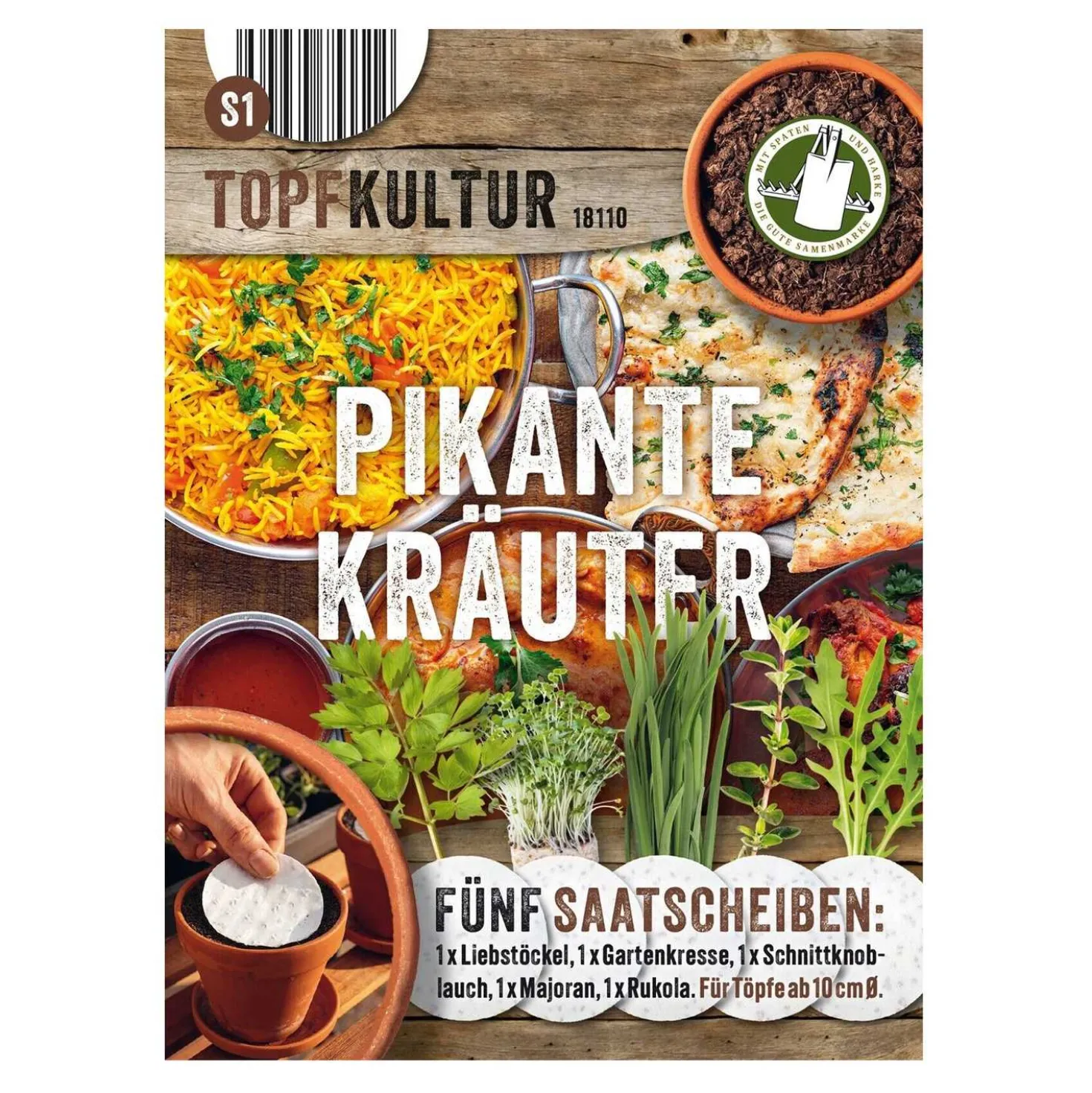 Saatscheiben Pikante Kräuter