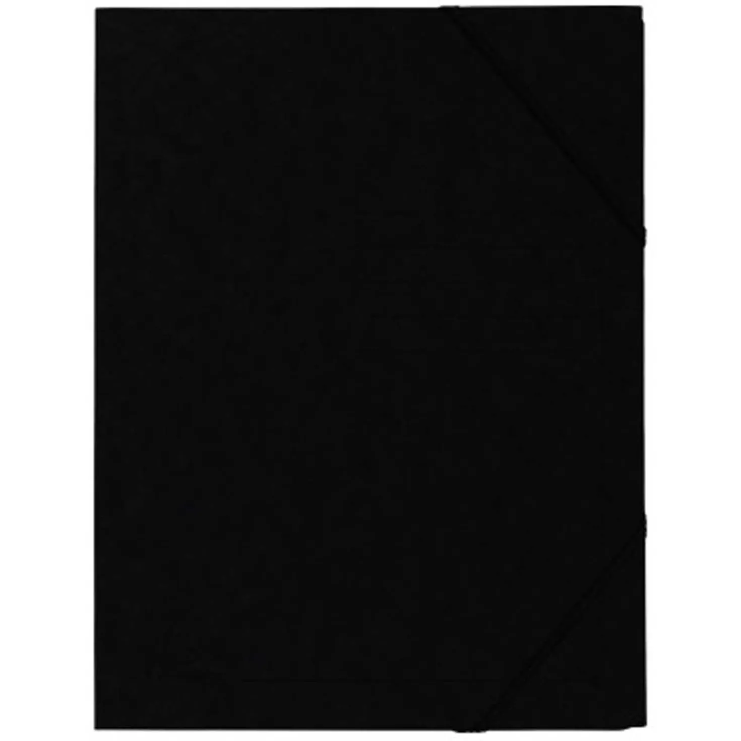 Sammelmappe A4 Eckspanner, schwarz