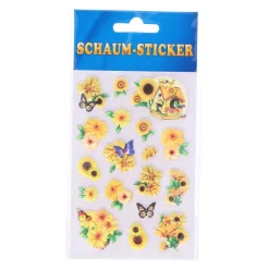 Schaum Sticker Blumen, 1 Blatt