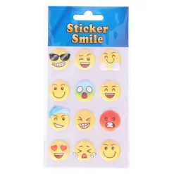 Schaum Sticker Smile 12 Sticker, 1 Blatt