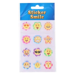 Schaum Sticker Smile 12 Sticker, 1 Blatt