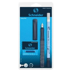 Schneider Easy-Set Füllhalter inkl. Tintenlöscher & 6 Patronen