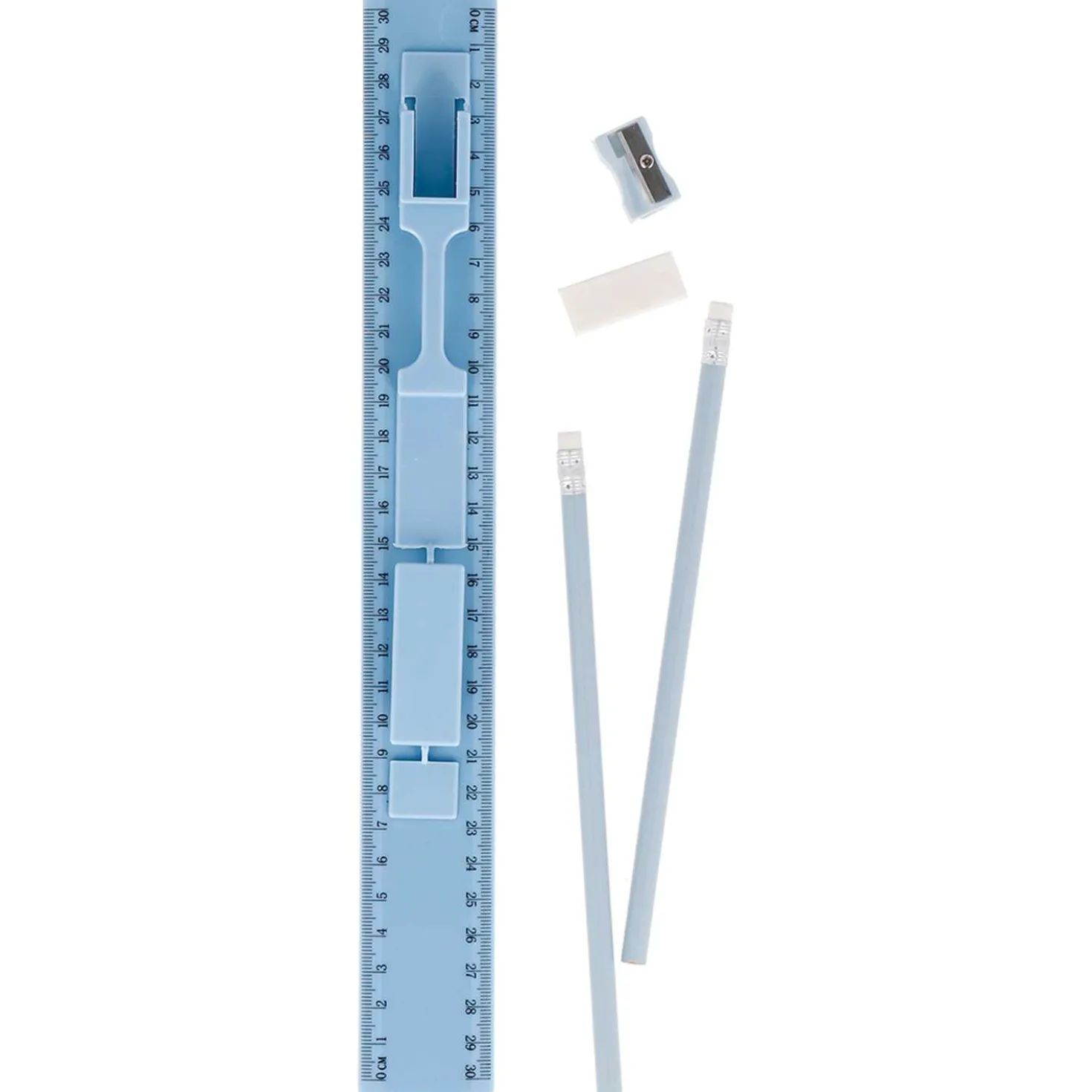 Schreib-Set Lineal, 30 cm, 5-teilig