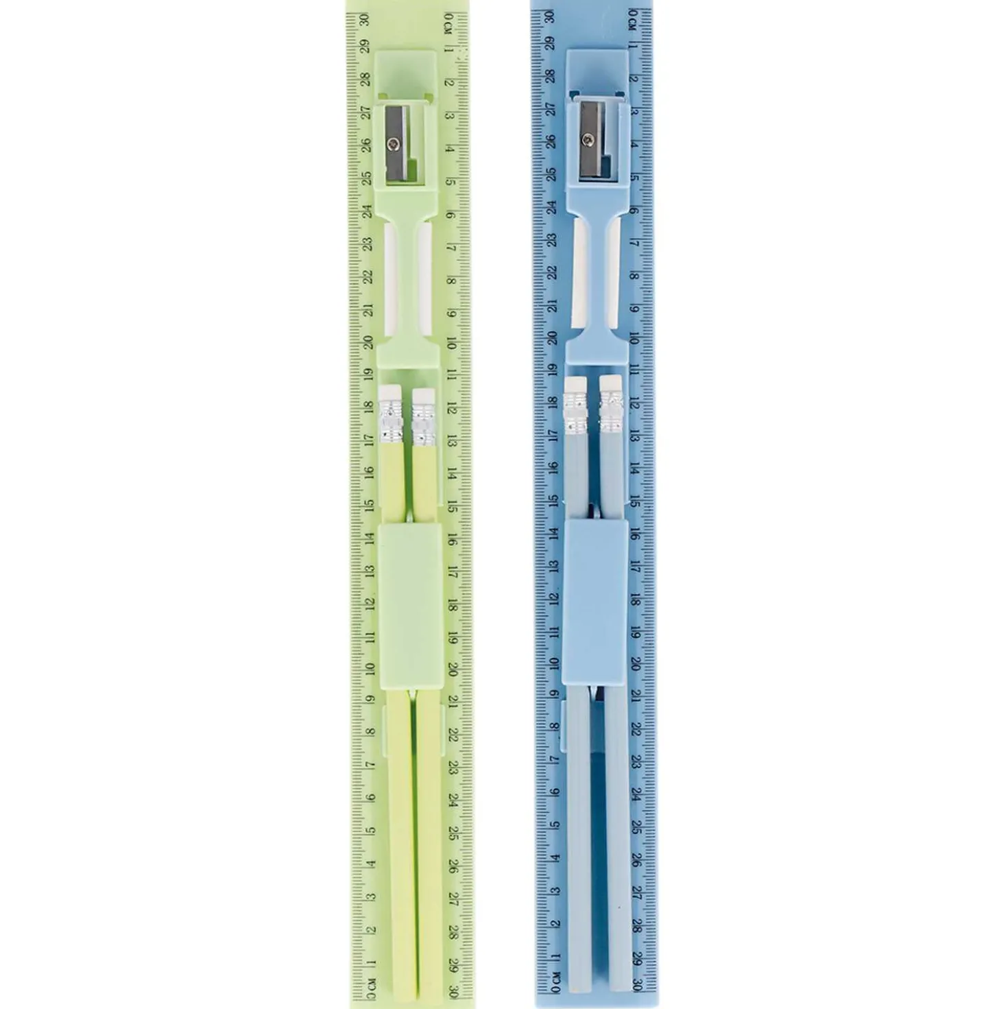 Schreib-Set Lineal, 30 cm, 5-teilig