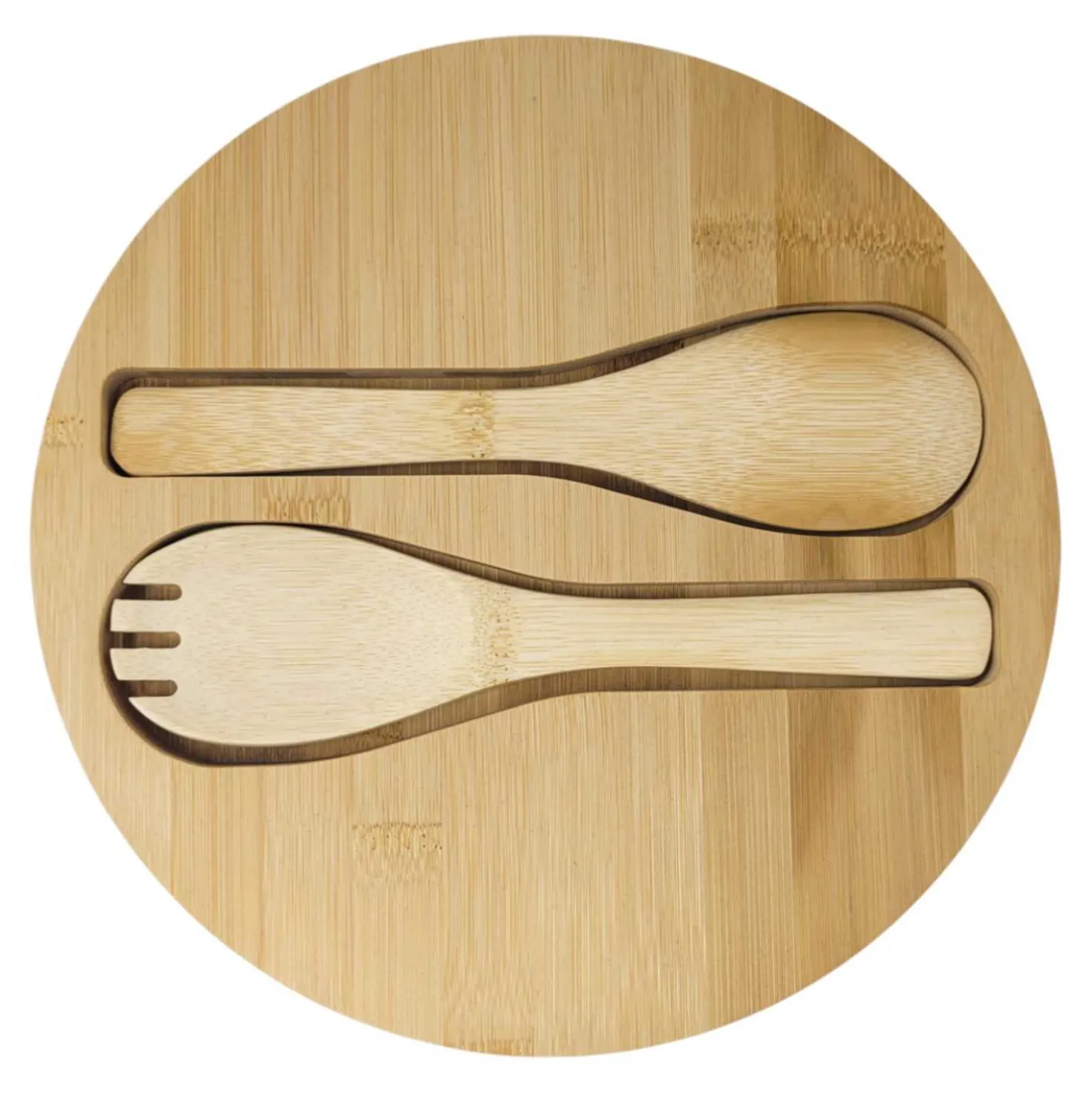Schüssel mit Deckel und Besteck, Ø = 23,5 cm