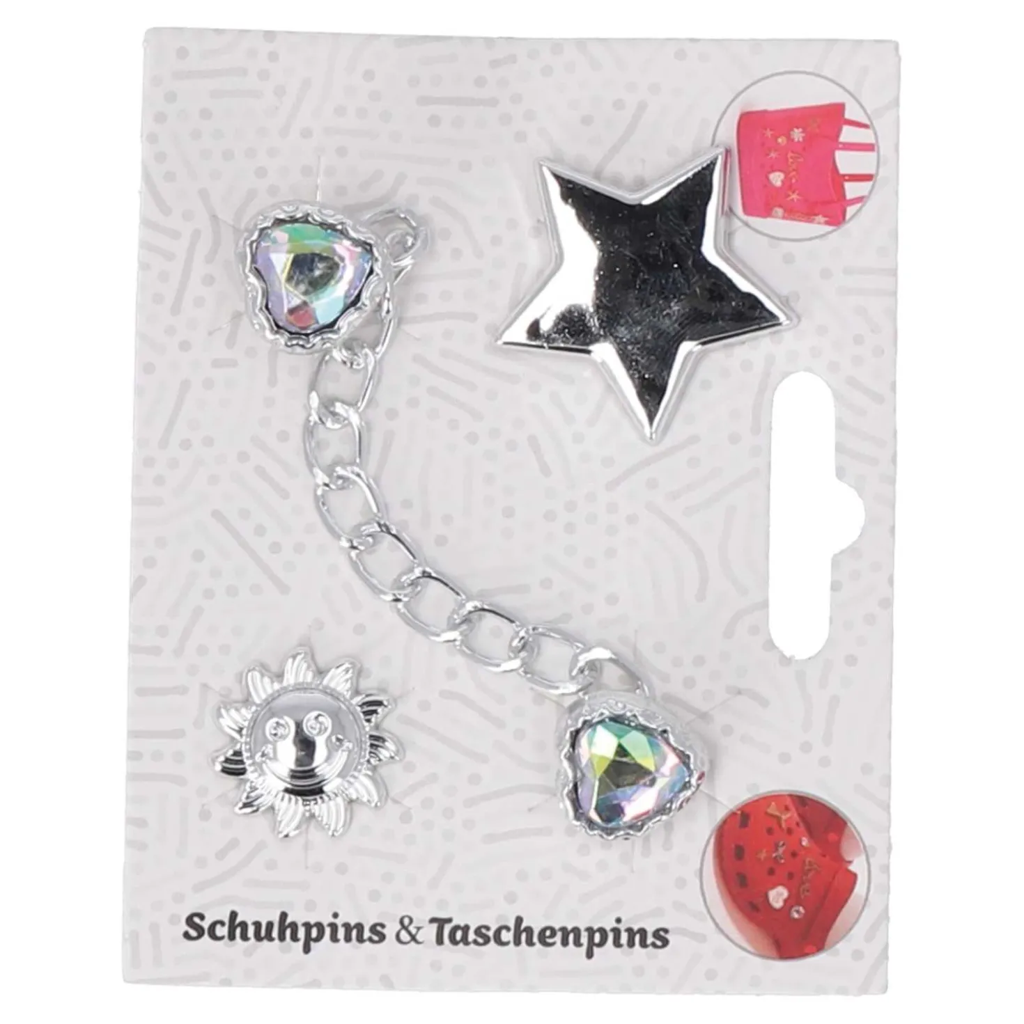 Schuh-&Taschenpin, 3 Stück