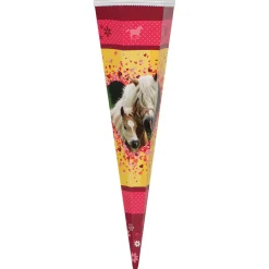 Schultüte glänzend bedruckt eckig ungefüllt 85 cm
