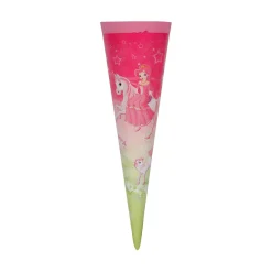 Schultüte glänzend bedruckt rund ungefüllt 35 cm
