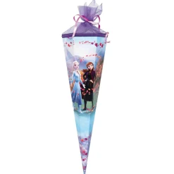 Schultüte glänzend bedruckt rund ungefüllt 35 cm