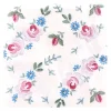Servietten Blumenstickerei, 25 x 25 cm, 20 Stück