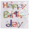 Servietten Happy Birthday, 33 x 33 cm, 20 Stück