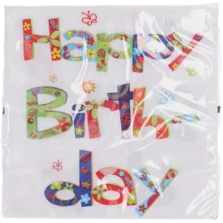 Servietten Happy Birthday, 33 x 33 cm, 20 Stück