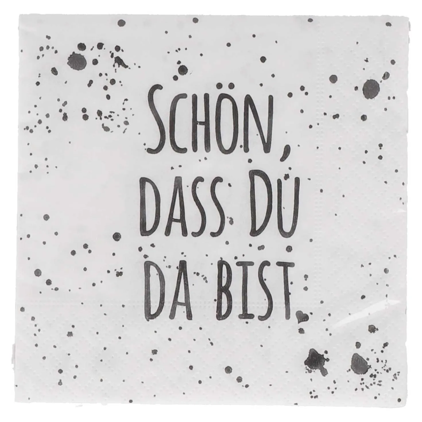 Servietten Schön dass du da bist