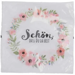 Servietten Schön dass du da bist, 33 x 33 cm, 20 Stück