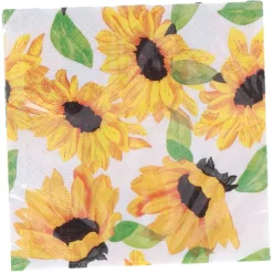 Servietten Sonnenblumen, 25 x 25 cm, 20 Stück