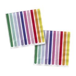 Servietten Stripetastic, 33 x 33 cm, 20 Stück