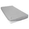 Spannbettlaken Jersey granit, 100 x 200 cm