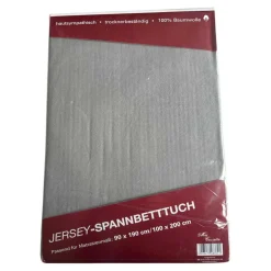 Spannbetttuch Single Jersey, 100 x 200 cm