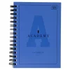 Spiralnotizblock A6 Academy kar, 80 Blatt