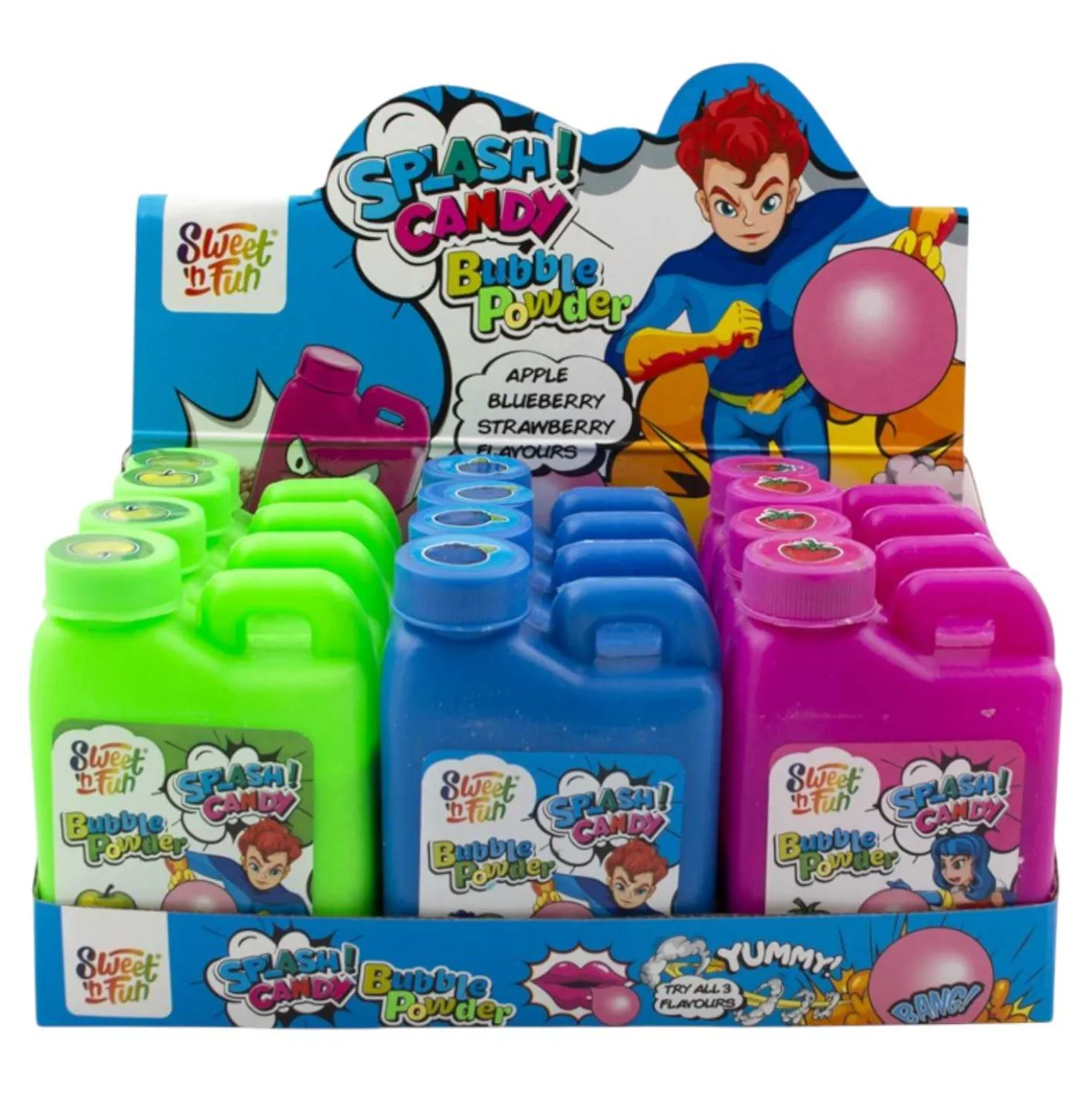 Splash Candy Bubble Kaugummi Powder