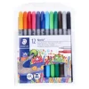 STAEDTLER Noris Doppelfasermaler im Etui 12er