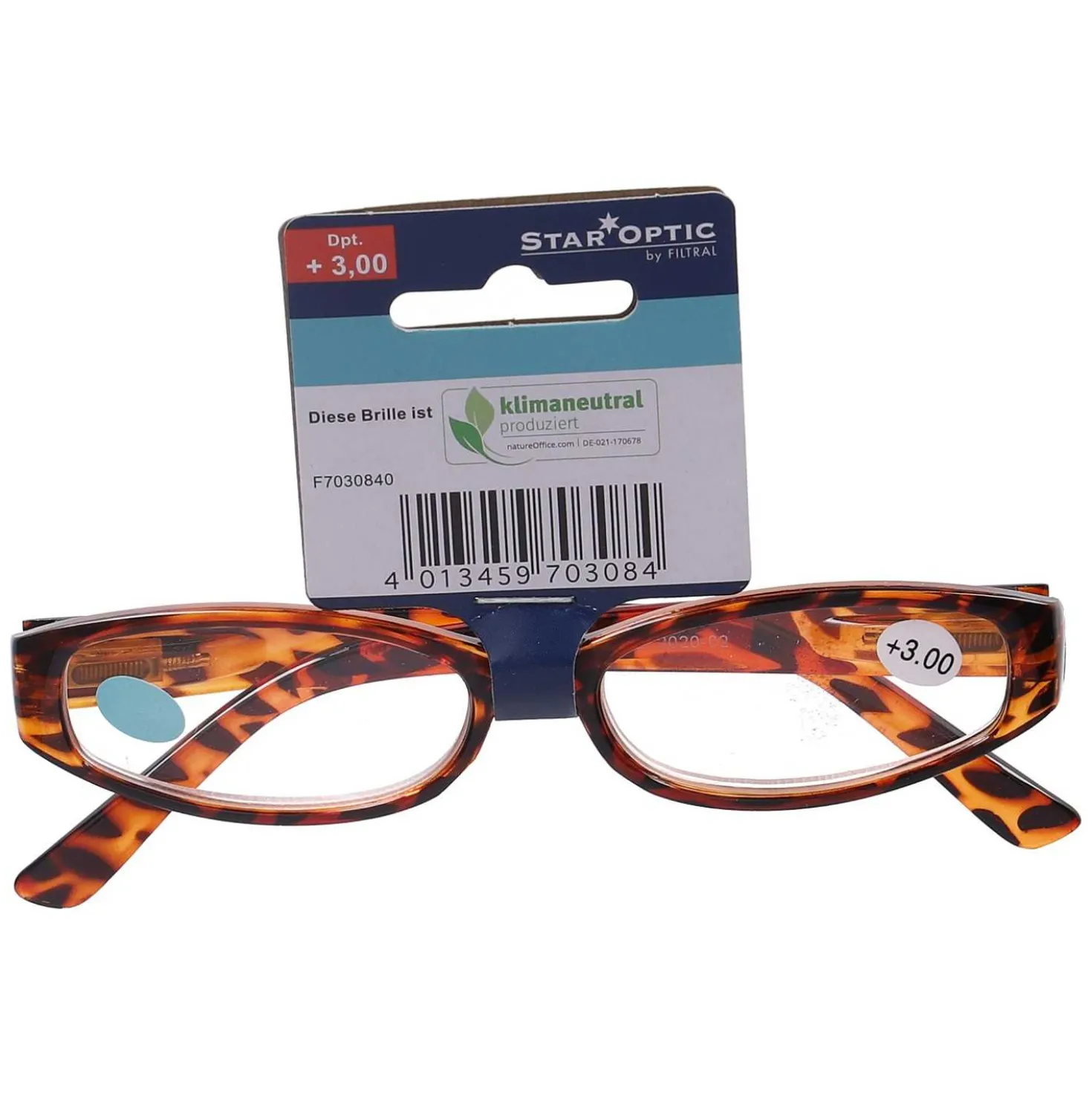 Star Optic Lesehilfe MD5 aus Kunststoff +1,5 Dioptrien camouflage braun