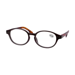 Star Optic Lesehilfe MD1 aus Kunststoff +2,5 Dioptrien schwarz/braun