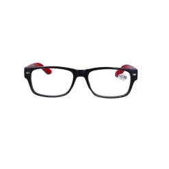 Star Optic Lesehilfe MD2 aus Kunststoff +2,5 Dioptrien schwarz/rot