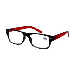 Star Optic Lesehilfe MD2 aus Kunststoff +3,0 Dioptrien schwarz/rot