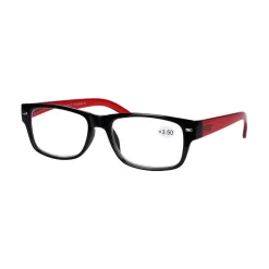 Star Optic Lesehilfe MD2 aus Kunststoff +3,5 Dioptrien schwarz/rot