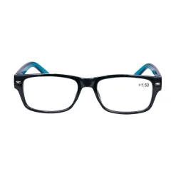 Star Optic Lesehilfe MD2 aus Kunststoff +1,5 Dioptrien schwarz/blau