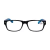 Star Optic Lesehilfe MD2 aus Kunststoff +2,0 Dioptrien schwarz/blau