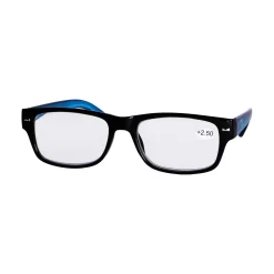 Star Optic Lesehilfe MD2 aus Kunststoff +2,5 Dioptrien schwarz/blau