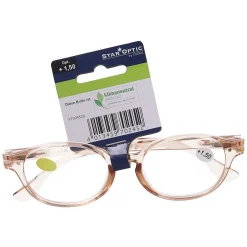 Star Optic Lesehilfe MD1 aus Kunststoff +1,5 Dioptrien beige