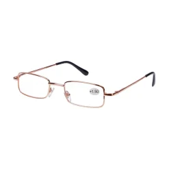 Star Optic Lesehilfe MD6 aus Metall +1,5 Dioptrien gold glänzend