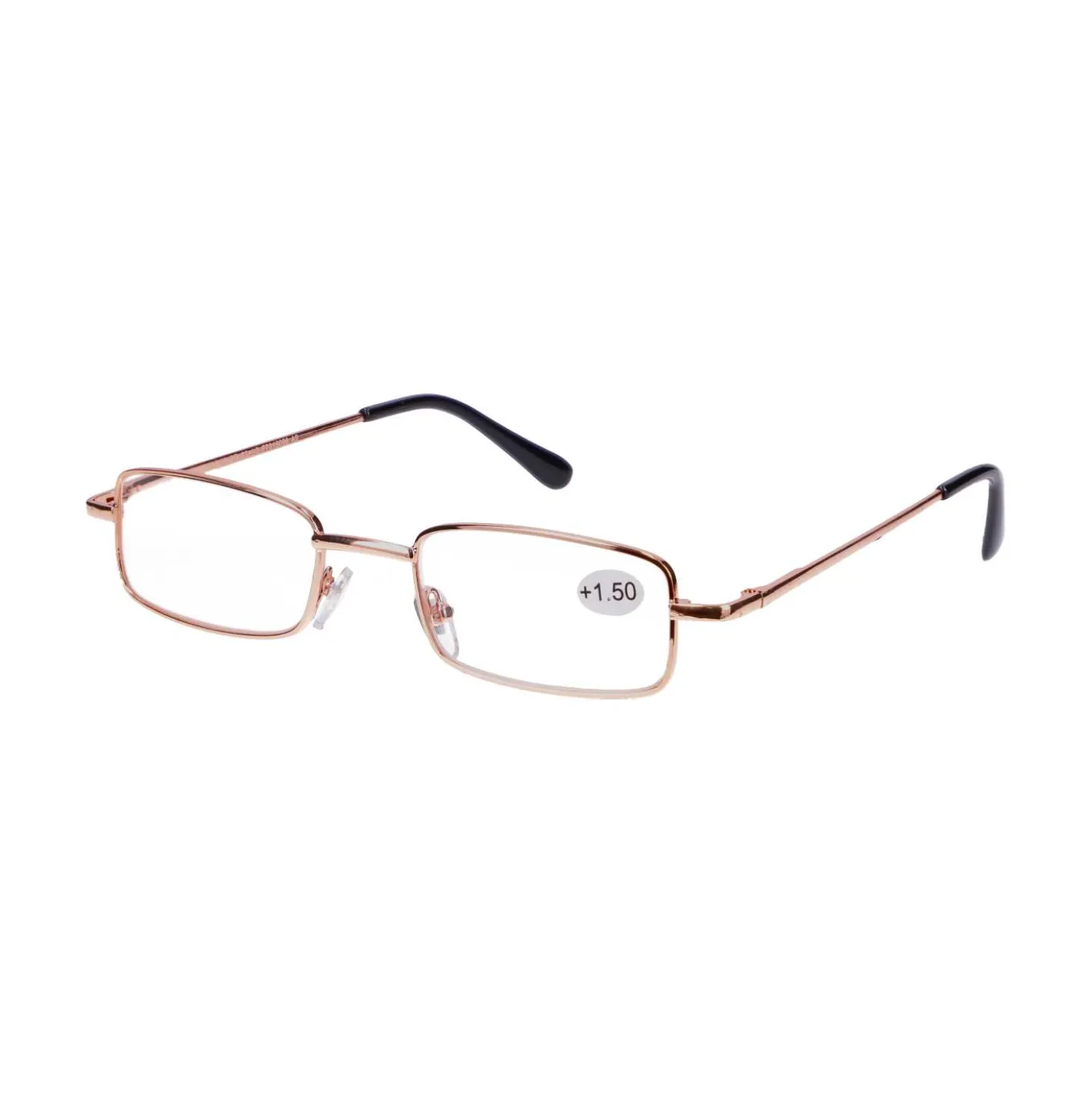 Star Optic Lesehilfe MD6 aus Metall +1,5 Dioptrien gold glänzend