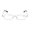 Star Optic Lesehilfe MD6 aus Metall +2,5 Dioptrien silber glänzend