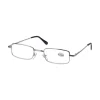 Star Optic Lesehilfe MD6 aus Metall +3,0 Dioptrien silber glänzend
