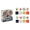 Stempel Set Holz, 8-teilig