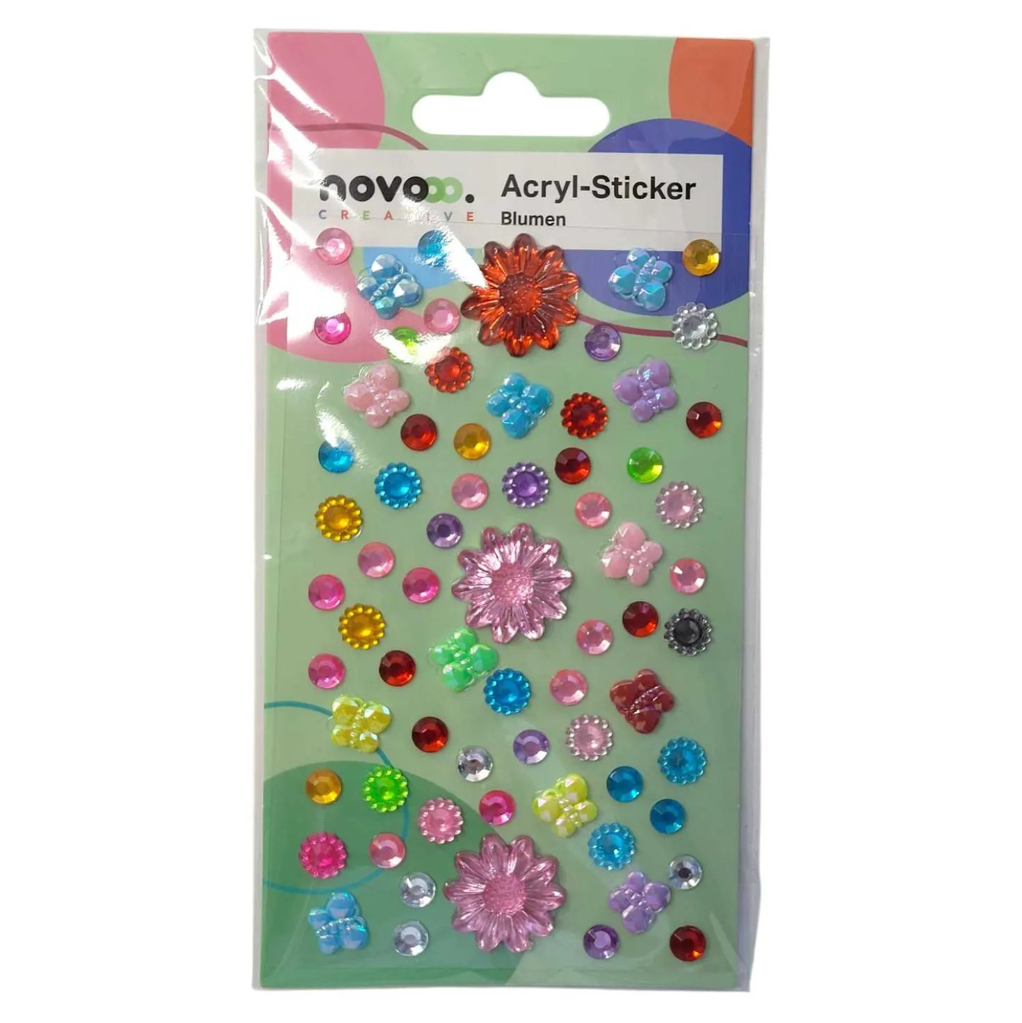 Sticker Acryl Blumen